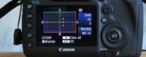 Canon 6D MARK II landscape settings - white balance