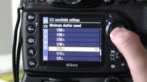 Nikon D500 wedding photography settings - shutter speed