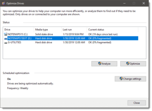 How to increase fps on a laptop-Defrag the primary hard drive