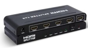 How to connect two monitors to a laptop HDMI - HDMI splitter