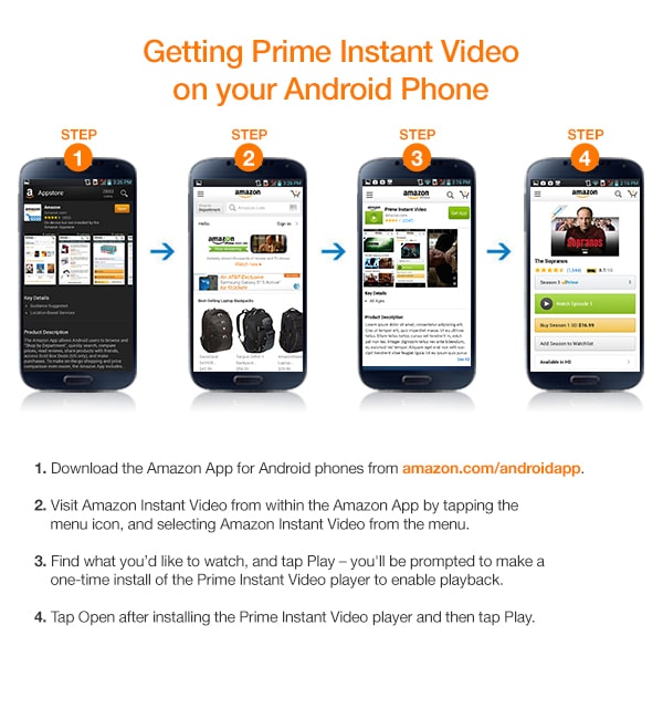 Amazon Prime Instant Video App For Android