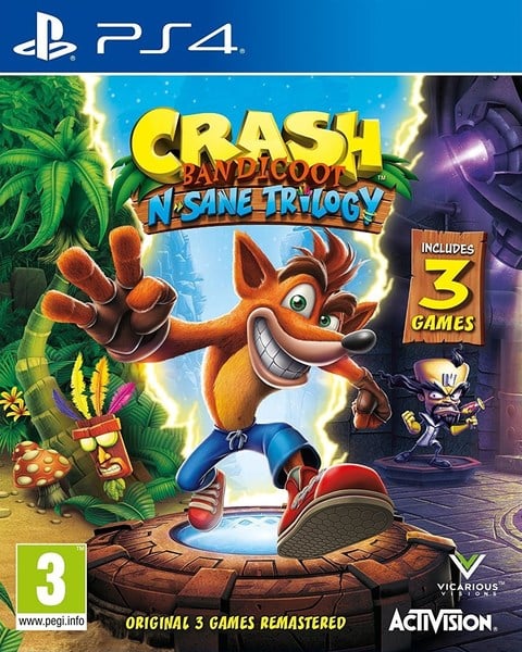 ps4 games for kids, crash bandicoot