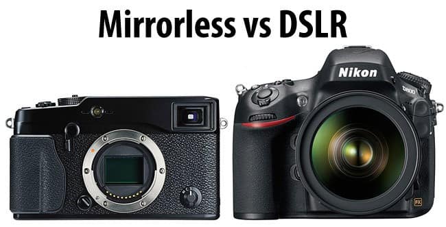 Mirrorless vs DSLR Cameras