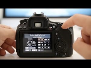 Touch Shutter On Canon EOS 80D - enable