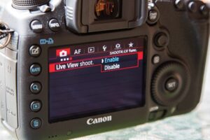 Touch Shutter On Canon EOS 80D - live view mode