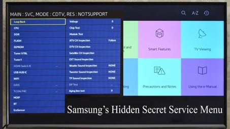 Connect Samsung TV to WiFi - GO TO THE HOME MENU