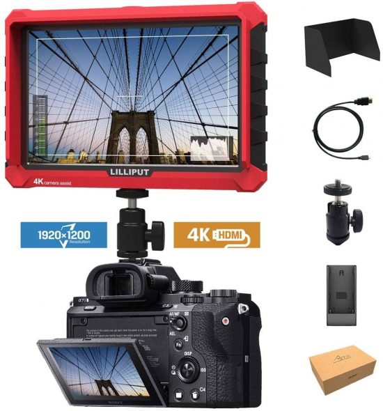 External Camera Monitor External Camera Monitor - Lilliput A7s 7-inch