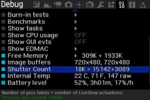 How to find shutter count on canon for mac
