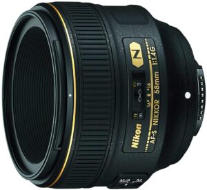 Best Nikon Portrait Lens - Nikon AF-S NIKKOR 58mm
