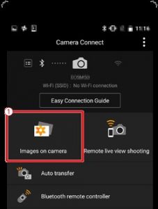 How to connect Canon EOS M50 to iPhone - pairing