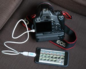 How to connect canon rebel t7i to iphone - usb How to connect canon rebel t7i to iphone - usb
