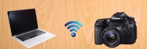 connect Canon 80D to computer via wifi