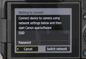 how to connect canon eos r to computer - network