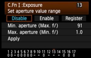 Canon 5d mark IV shutter speed - change speed