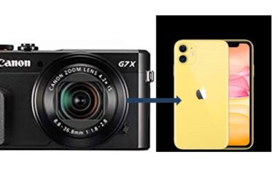 How to connect Canon G7X MARK II to Iphone