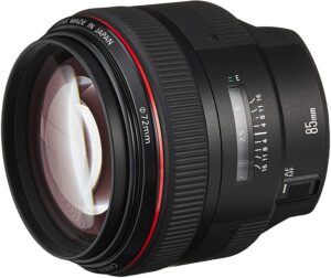 Best Canon Wedding Lens - Canon EF 85mm f1.2L II USM