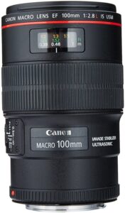 Best Canon Wedding Lens - Canon EF 100mm f-2.8L IS USM Macro Lens