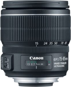 Best Canon Wedding Lens - Canon EF-S 15-85mm f-3.5-5.6 IS USM