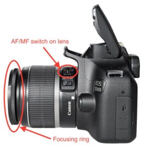 Canon EOS m50 Manual Focus - switch to manual focus