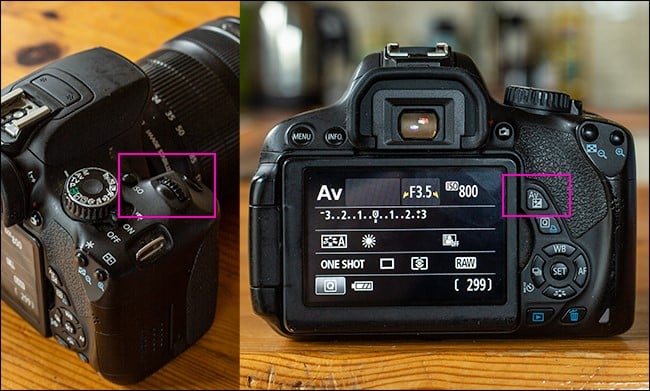 Canon M50 Video Settings - adjusting shutter button