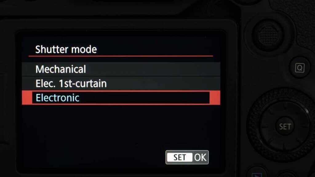 Canon m50 shutter speed - selecting shutter speed