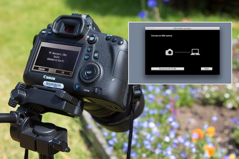 how to connect canon 90d to computer with usb