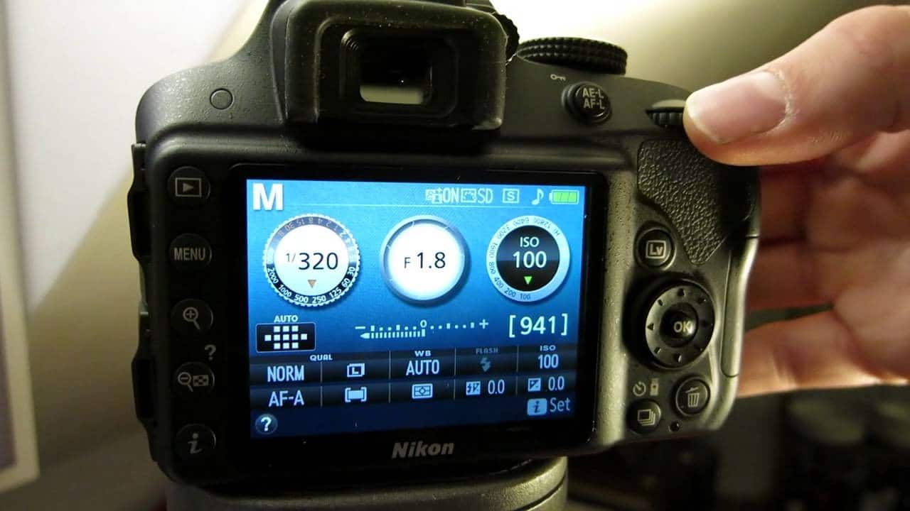 d3500 iso