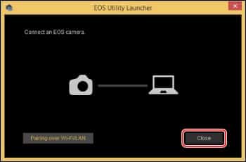 How to connect Canon t6i to computer - EOS utility launcher