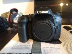 Canon EOS 90D DSLR Camera with a Flip Screen