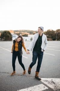 Couple Posing - Walking towards the camera