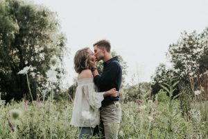 couple posing - Kissing Each Other