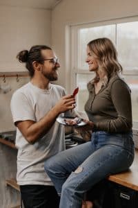 couple posing - Talking to Each Other