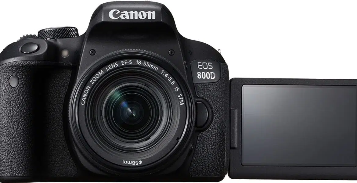 Best Cameras for Cooking Videos - Canon EOS Rebel T7 DSLR Camera