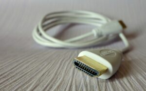 Connect Chromebook to TV with HDMI cable Connect Chromebook to TV with HDMI cable