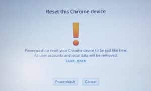 Factory Reset Chromebook Without Password - Powerwash