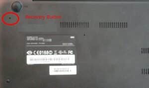 Factory Reset Chromebook Without Password - Recovery button
