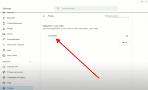 How to Connect Canon Printer to Chromebook - Add printer