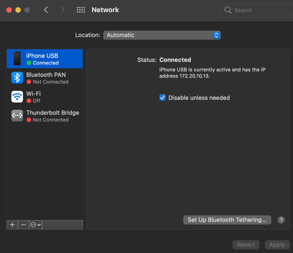 How To Use iPhone As Hotspot For Laptop? - Use USB