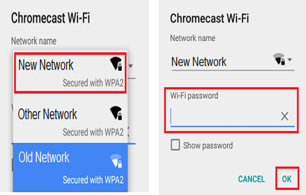 How to Setup Chromecast to New WiFi