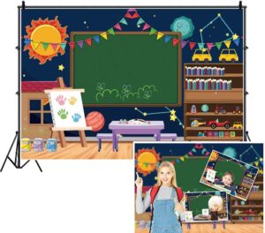 Equipment Needed for Virtual Classroom - DASHAN School Teacher Classroom Backdrop