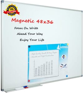 Virtual Classroom Equipment - Lockways 48 x 36 Inch Whiteboard