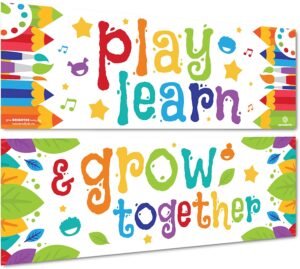 Equipment Needed for Virtual Classroom - Sproutbrite Classroom Decorations Banner
