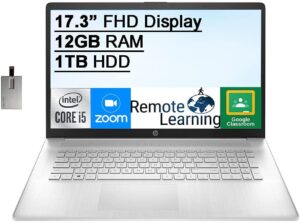 HP Laptop for Video Editing - HP 17.3 FHD Model 2021