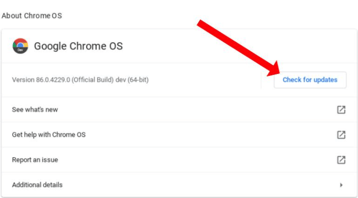 How to Update Chromebook