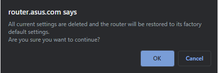 How to Reset Asus Router