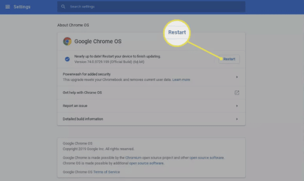 How to Update Chromebook