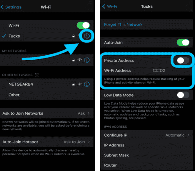 iPhone Wi-Fi Weak Security