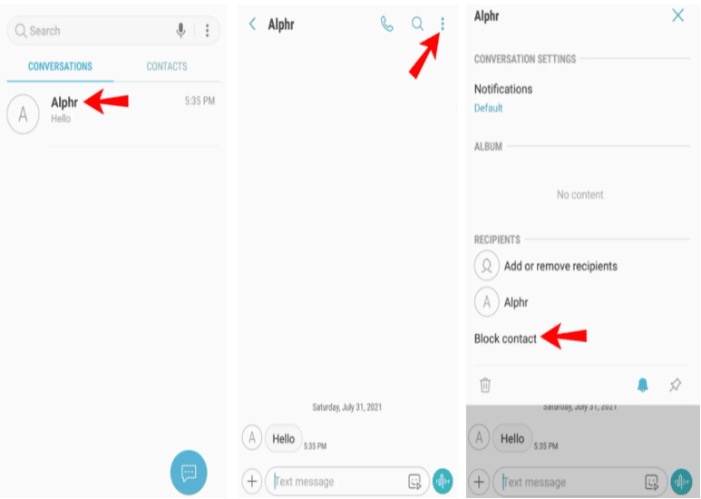 How to Block Texts on Android