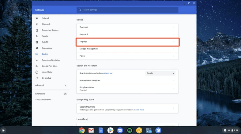 How to Rotate Screen on Chromebook