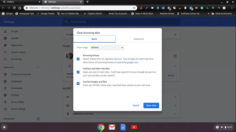 How to Delete History On Chromebook
